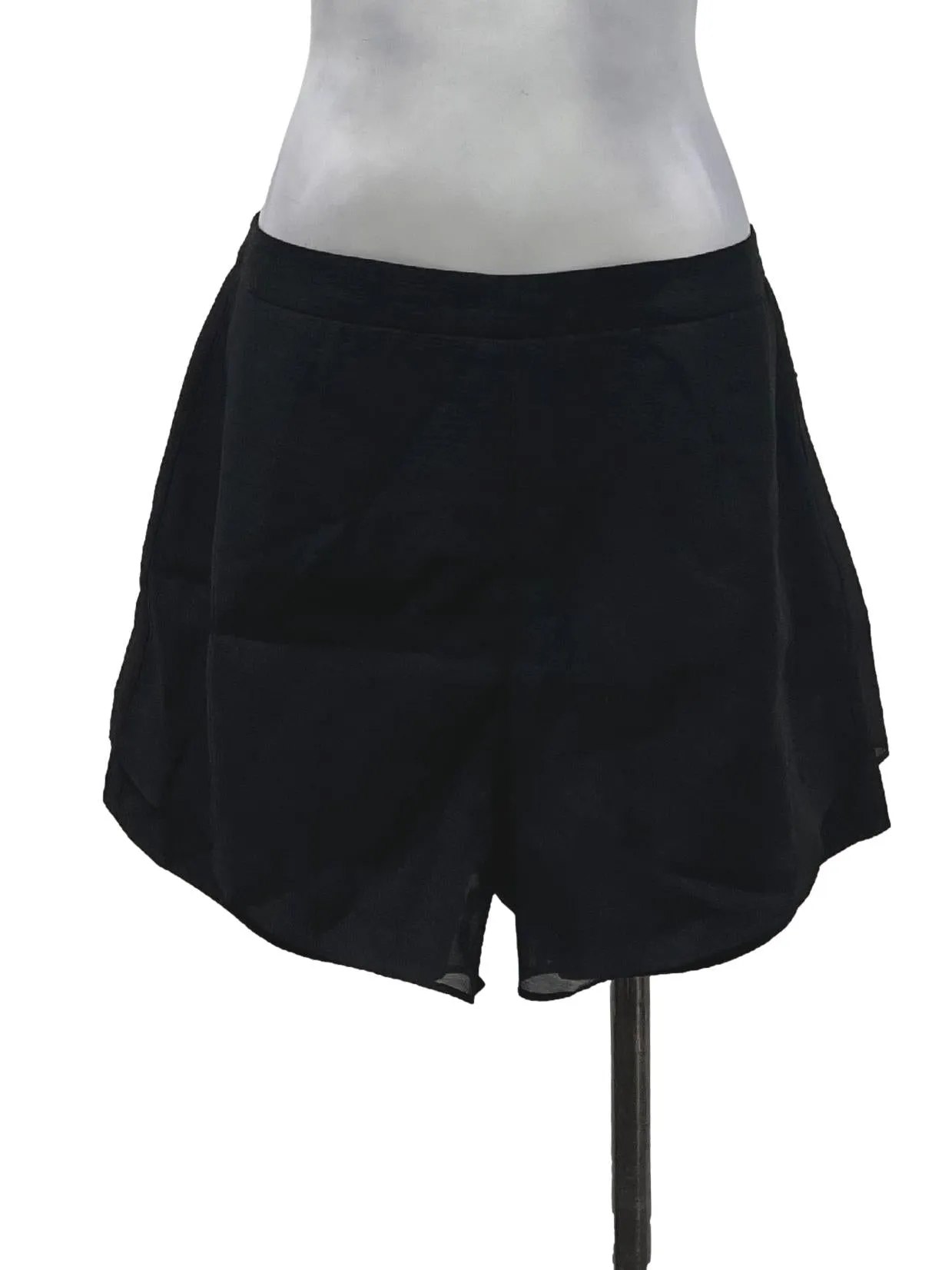 Black Mesh Shorts