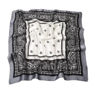 Black Paisley Bandana