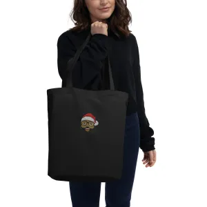 Black Santa Eco Tote Bag
