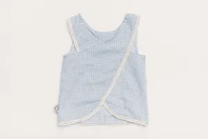 Bleecker Street Tank Blue Gingam