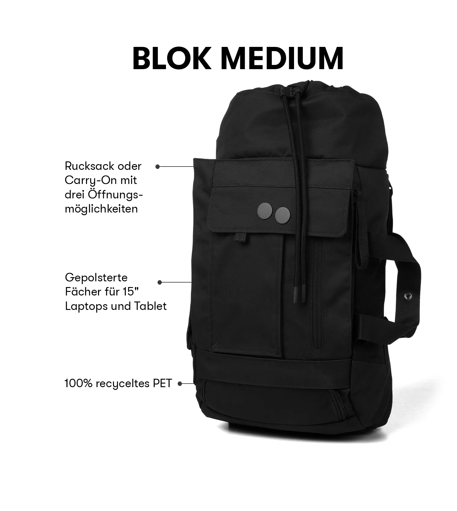 Blok Medium - Construct Black