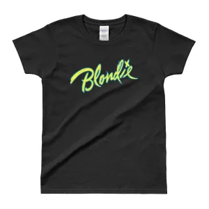 Blonde T Shirt Blonde Hair Hipster Tumblr Cotton T Shirt for Women