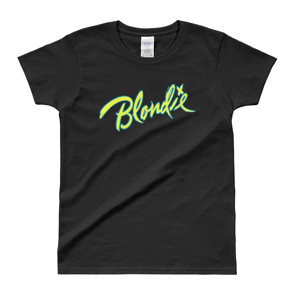 Blonde T Shirt Blonde Hair Hipster Tumblr Cotton T Shirt for Women