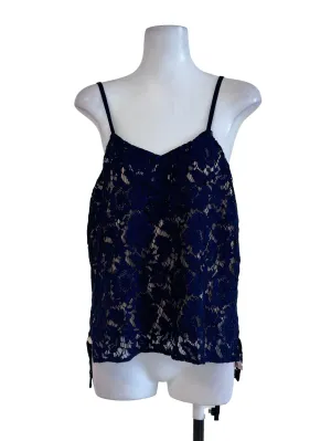 Blue Laced Top