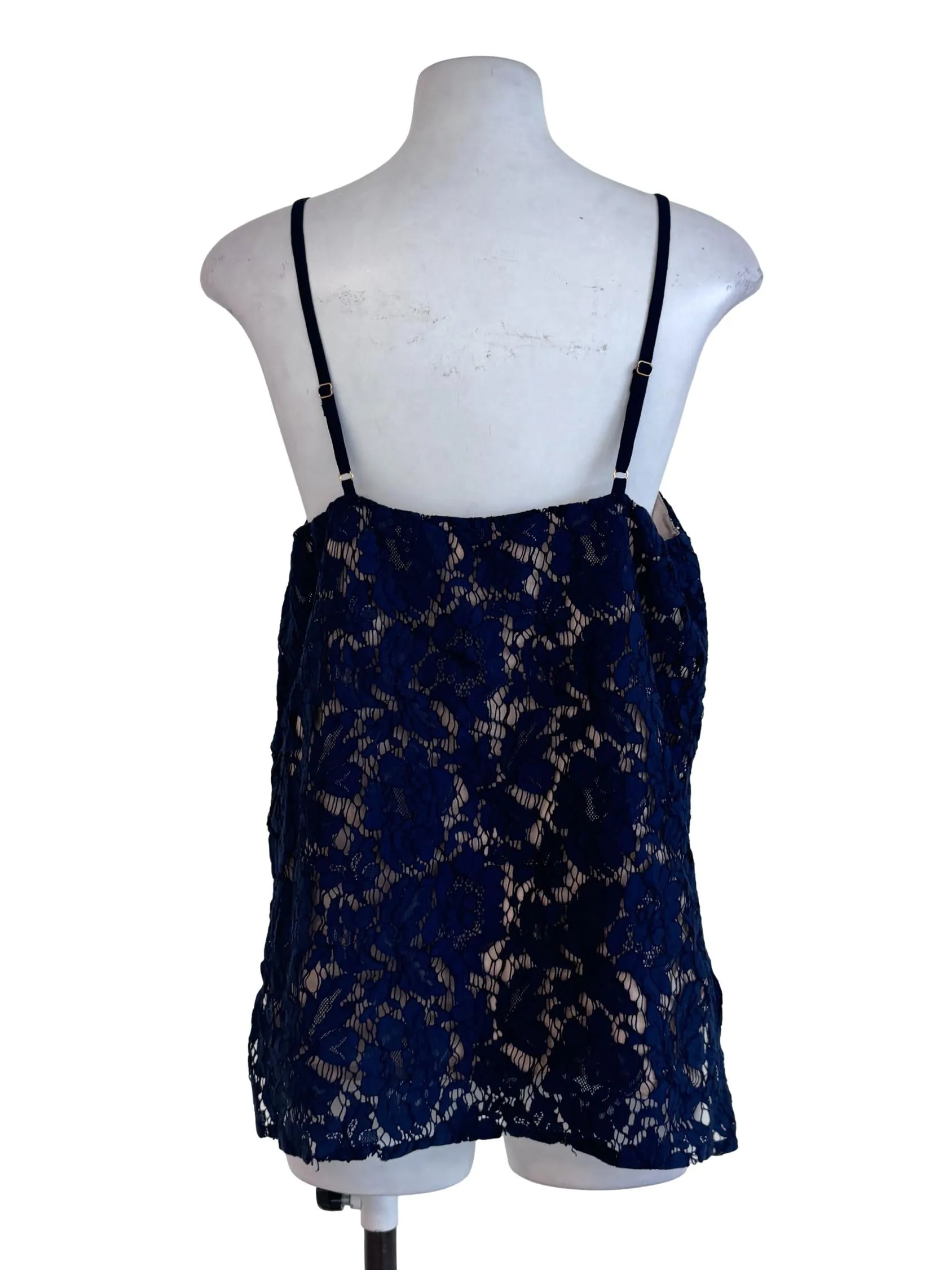 Blue Laced Top