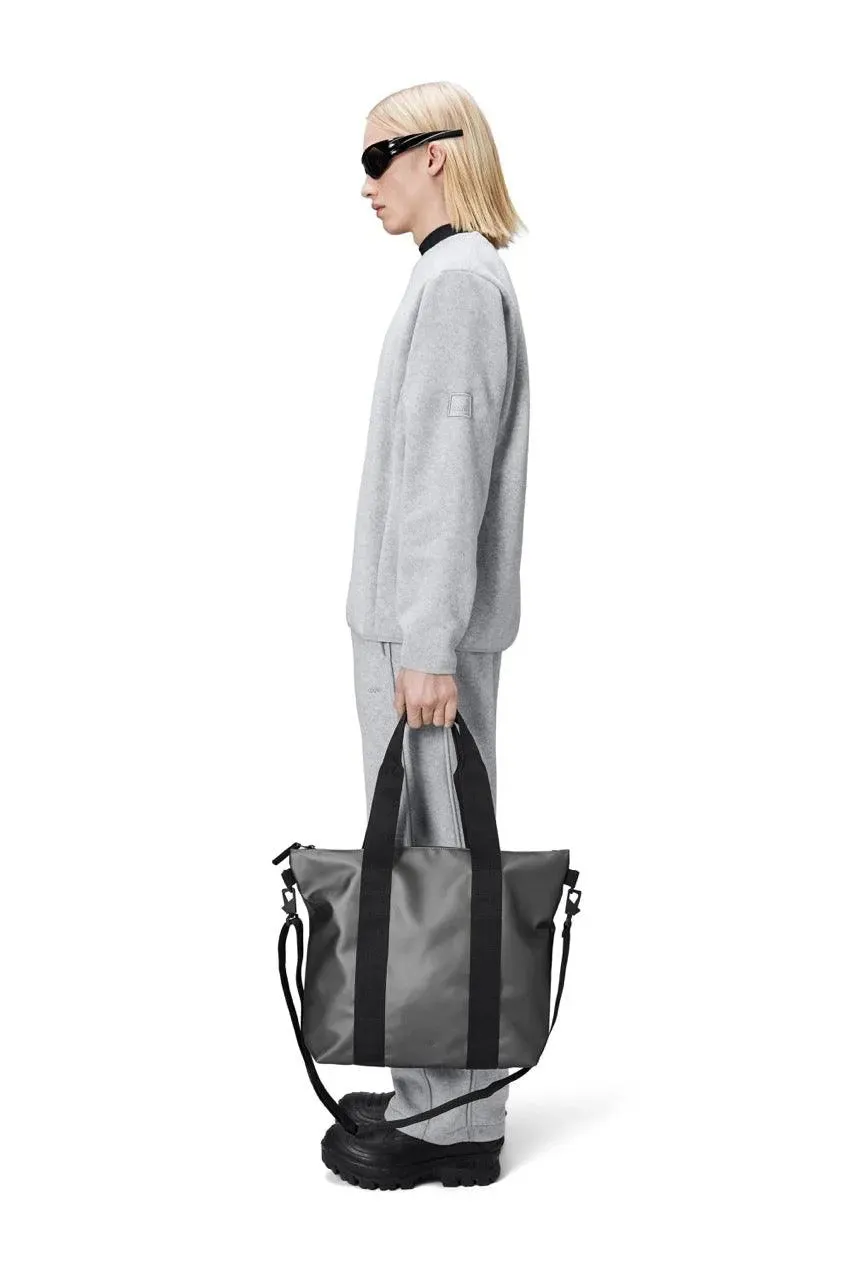 Bolso Rains Tote Bag Mini Metallic Grey