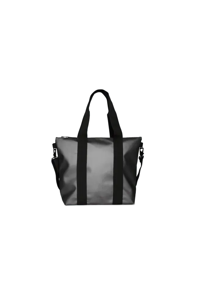 Bolso Rains Tote Bag Mini Metallic Grey