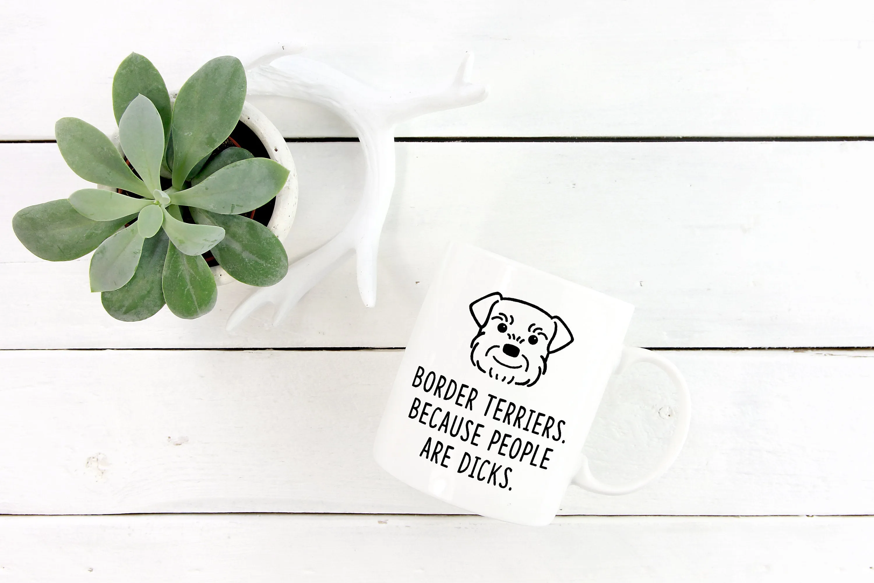 Border Terrier Mug | Border Terriers. Because people are dicks.