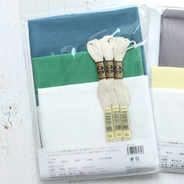 Botanical Mini Tote Embroidery Kit by Alice Makabe