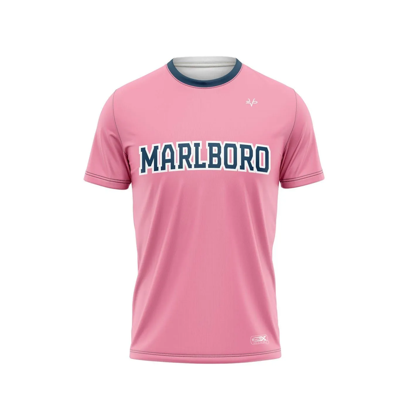 Breast Cancer Awareness Marlboro Crew Neck Shirt Pink