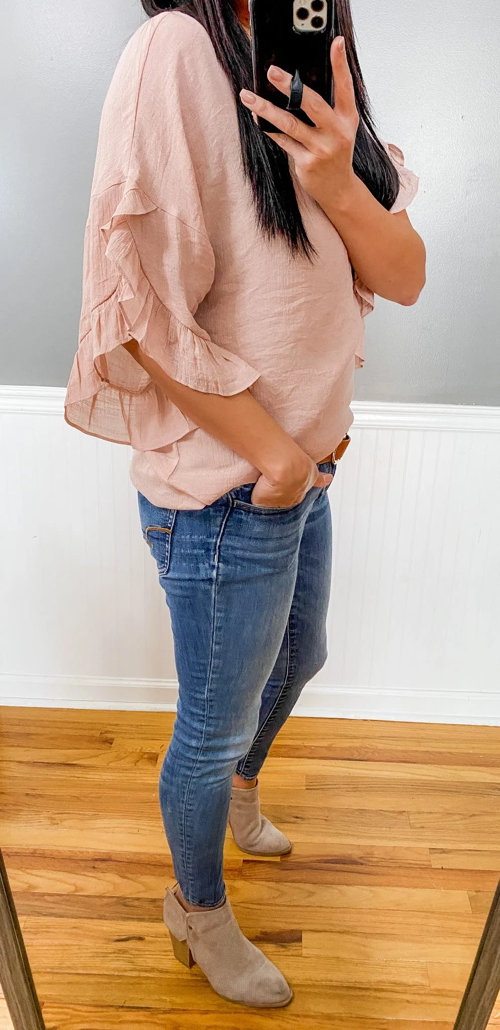 Brunch Betty Flutter Sleeve Top