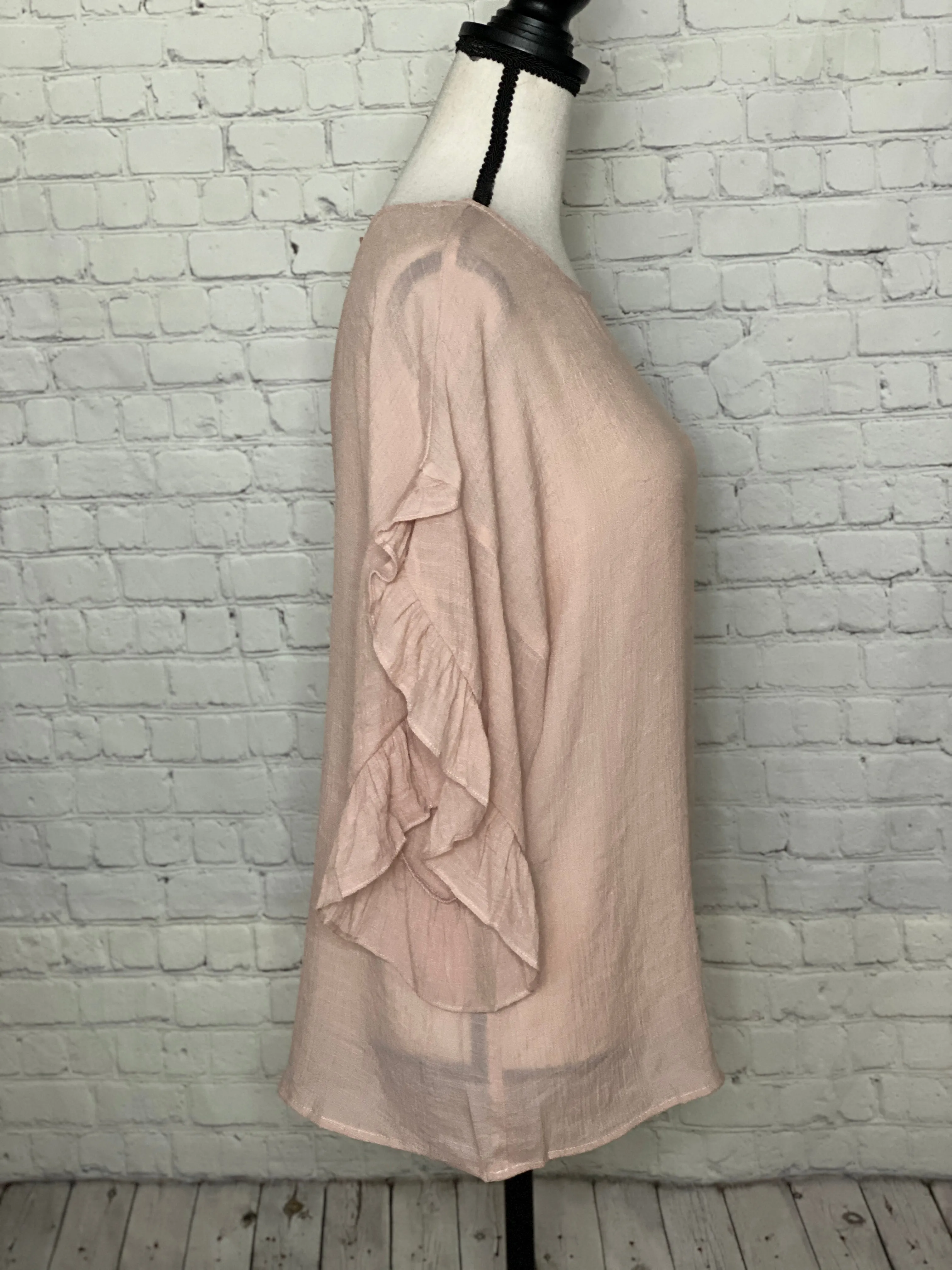 Brunch Betty Flutter Sleeve Top