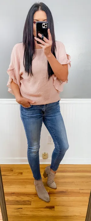 Brunch Betty Flutter Sleeve Top