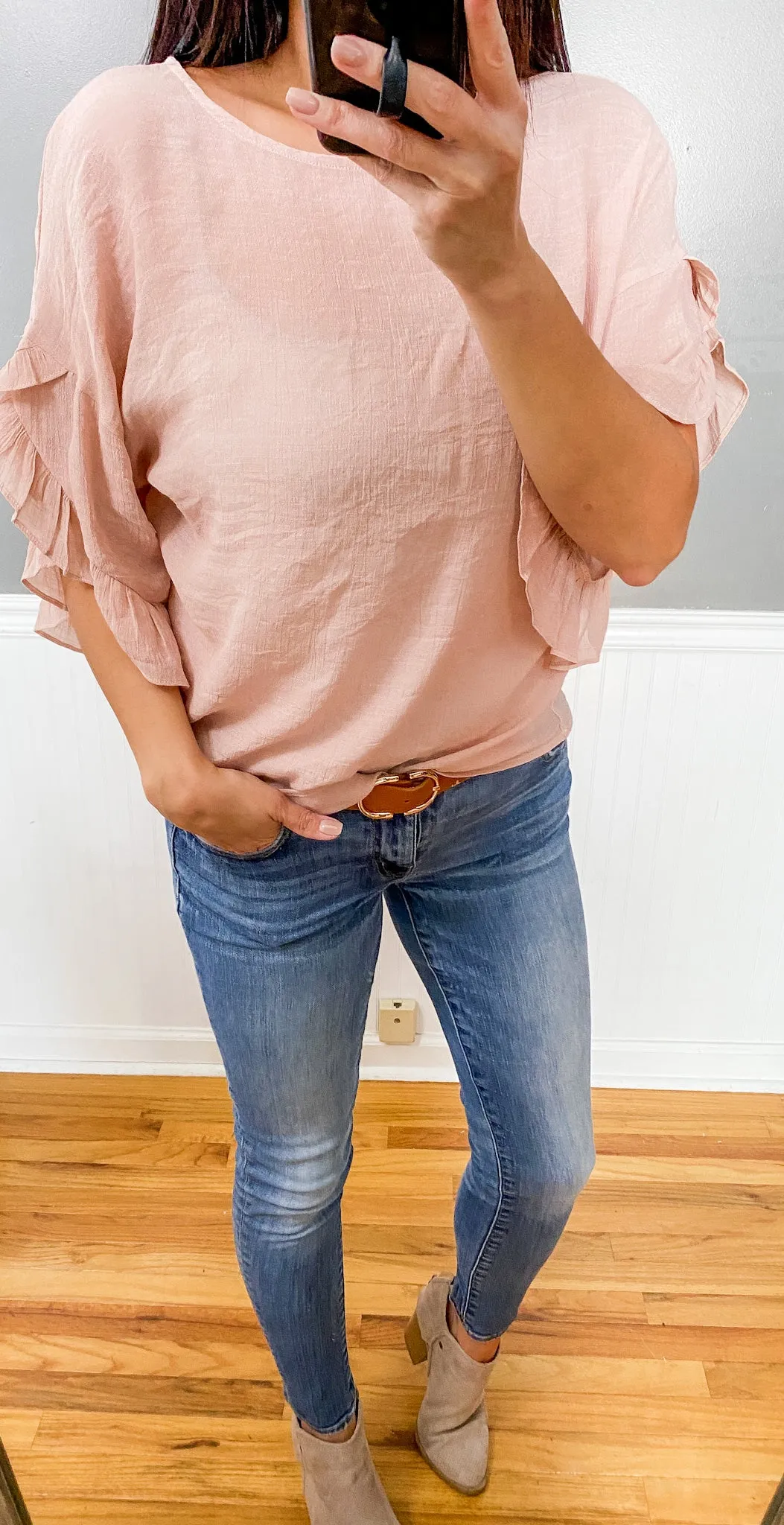 Brunch Betty Flutter Sleeve Top