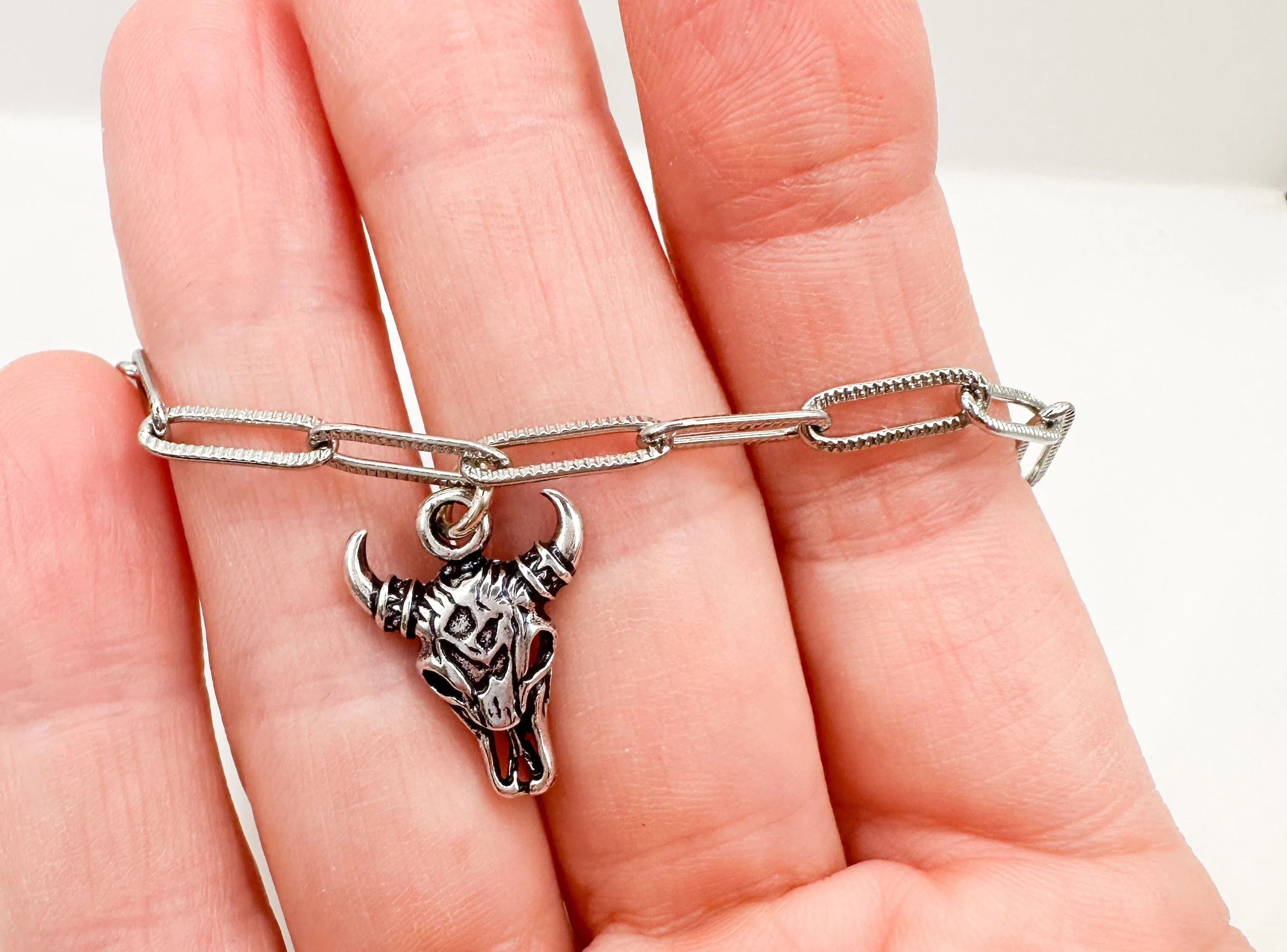 Buffalo Skull Necklace