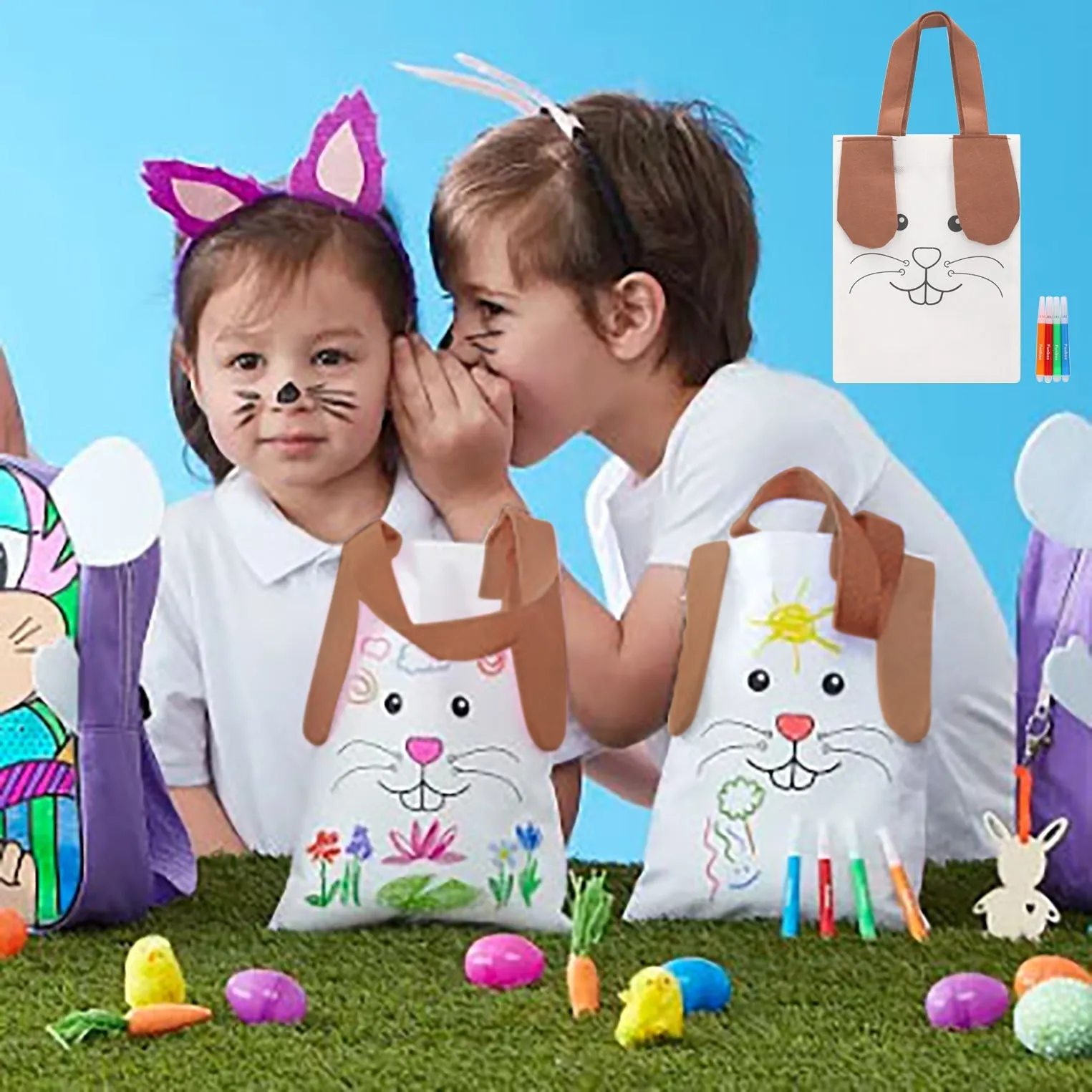 Bunny Ears Tote Bag