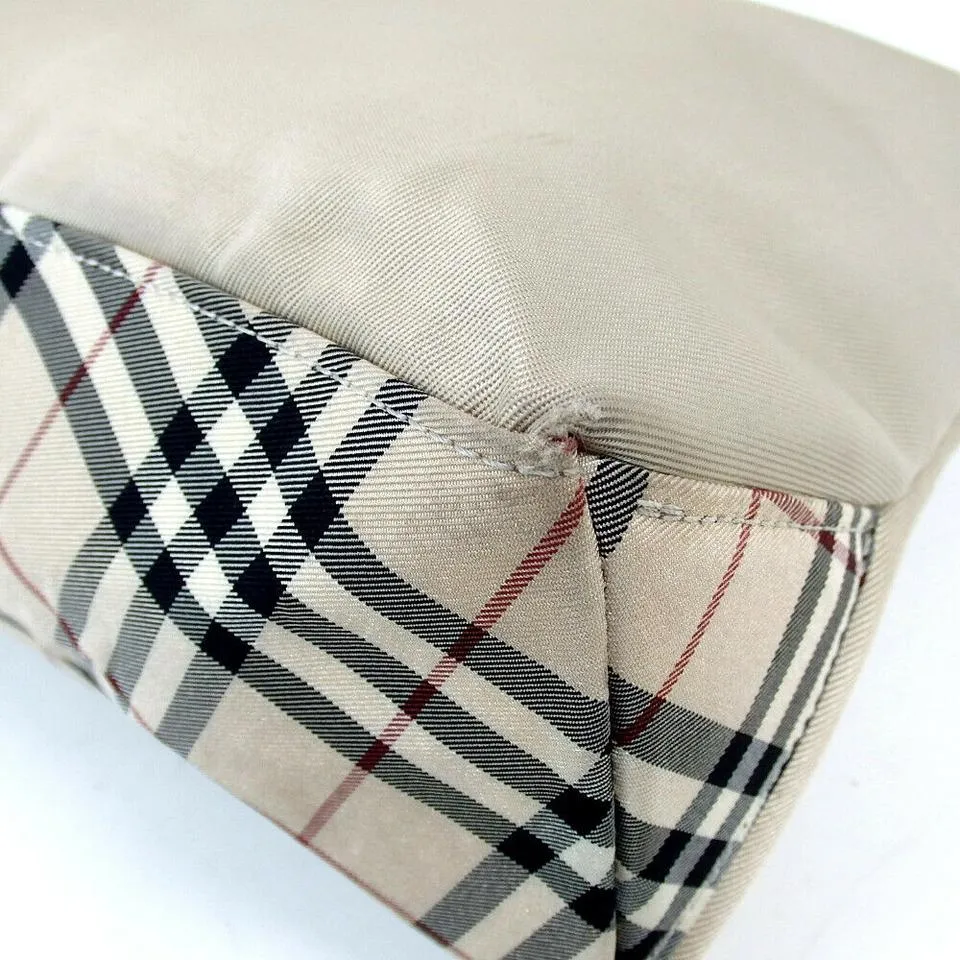 Burberry Beige Nova Check Hobo 872778