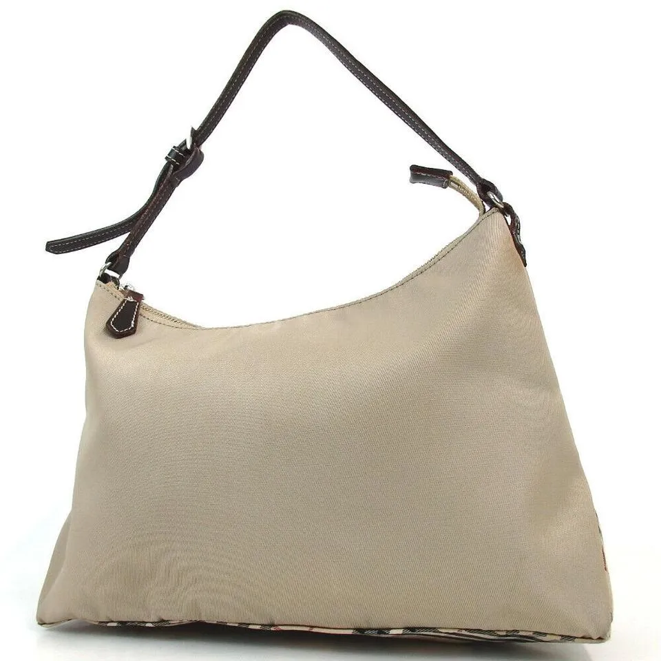Burberry Beige Nova Check Hobo 872778