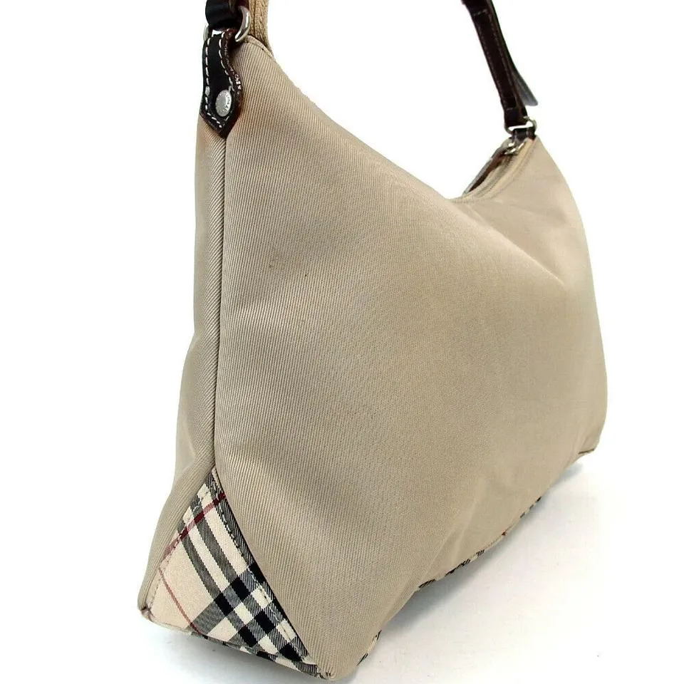 Burberry Beige Nova Check Hobo 872778