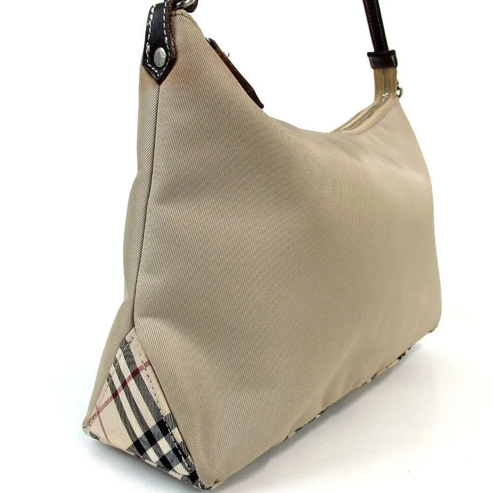 Burberry Beige Nova Check Hobo 872778