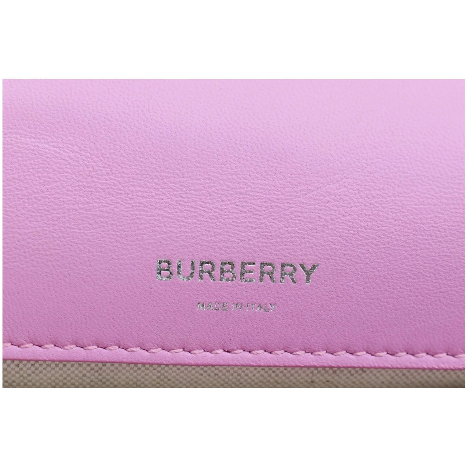 BURBERRY Small Lola Quilted Lambskin Crossbody Bag Primrose Pink