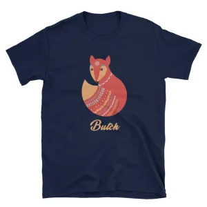 Butch T Shirt Navy Butch Lesbian T Shirt Unisex Soft Butch Fox T Shirt
