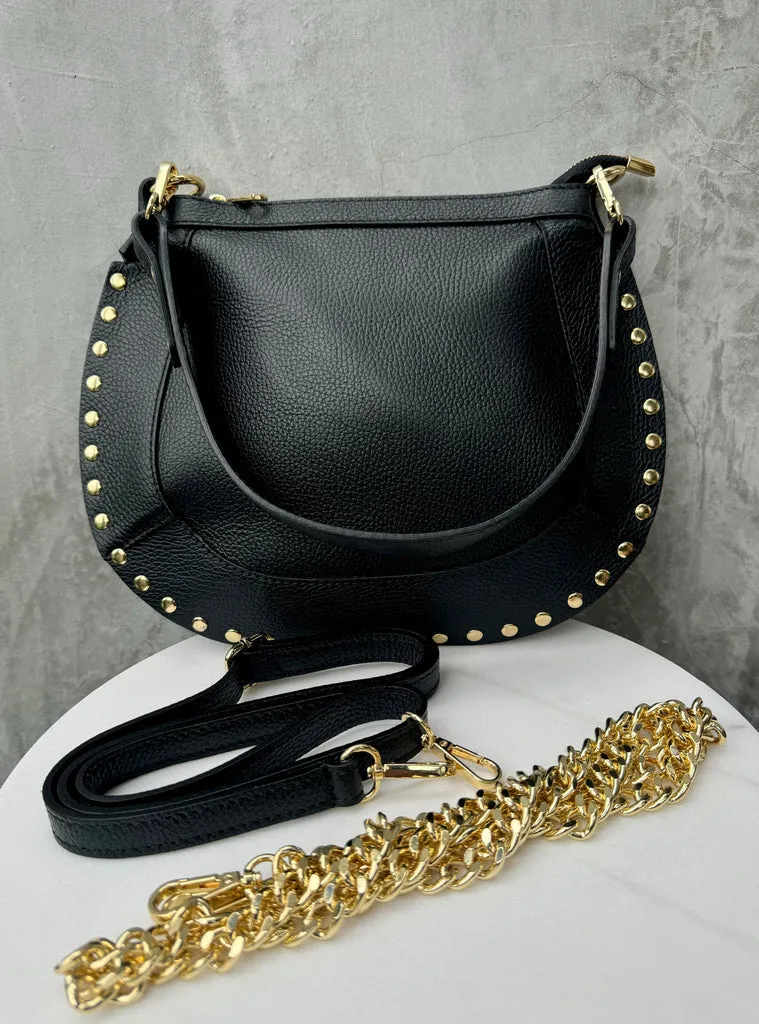 By Studio Zee Bonita - Black Leather