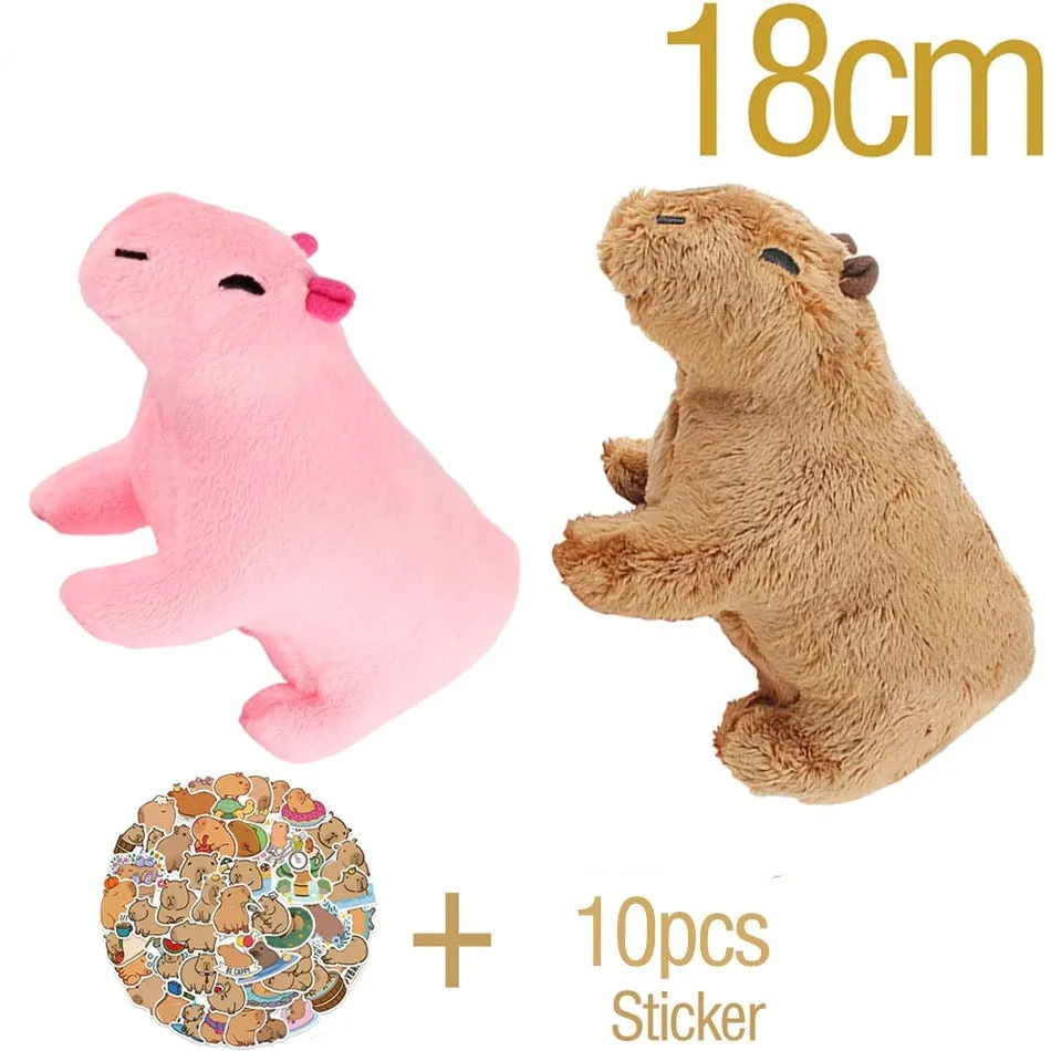 Capivara de Pelúcia - 18 a 30 cm