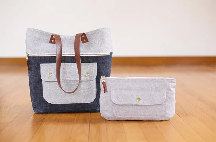 Caravan Tote Pattern by Noodlehead