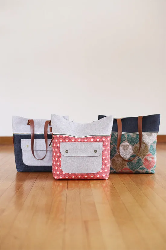 Caravan Tote Pattern by Noodlehead