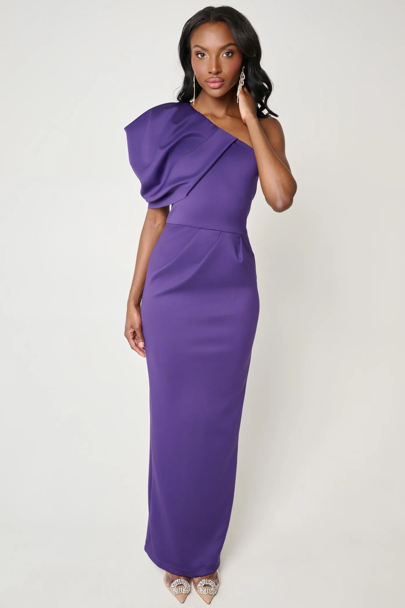 Carmen Gown in Purple by Black Halo - RENTAL