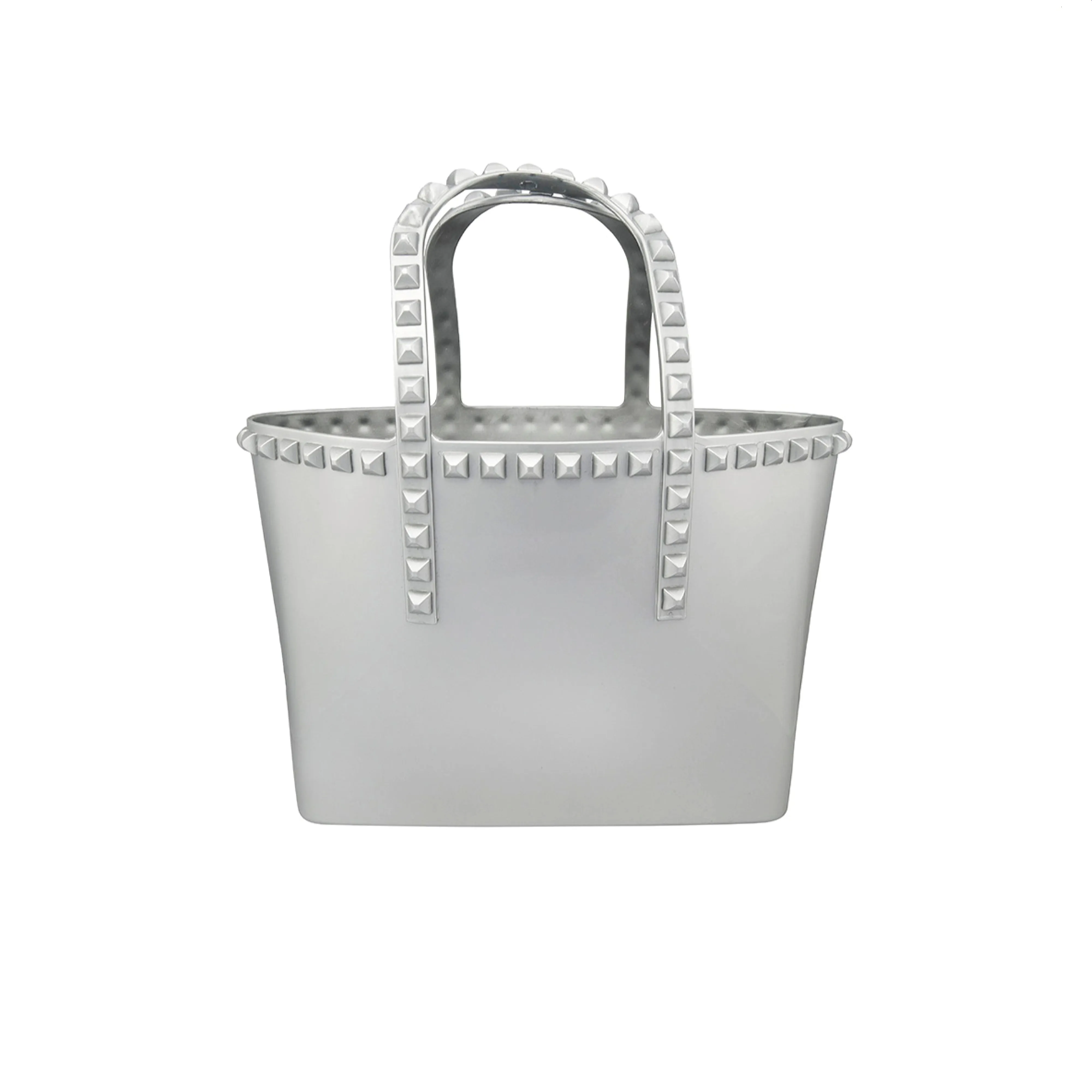 Carmen Sol Miriam Micro Mini Tote - Metallic Jelly