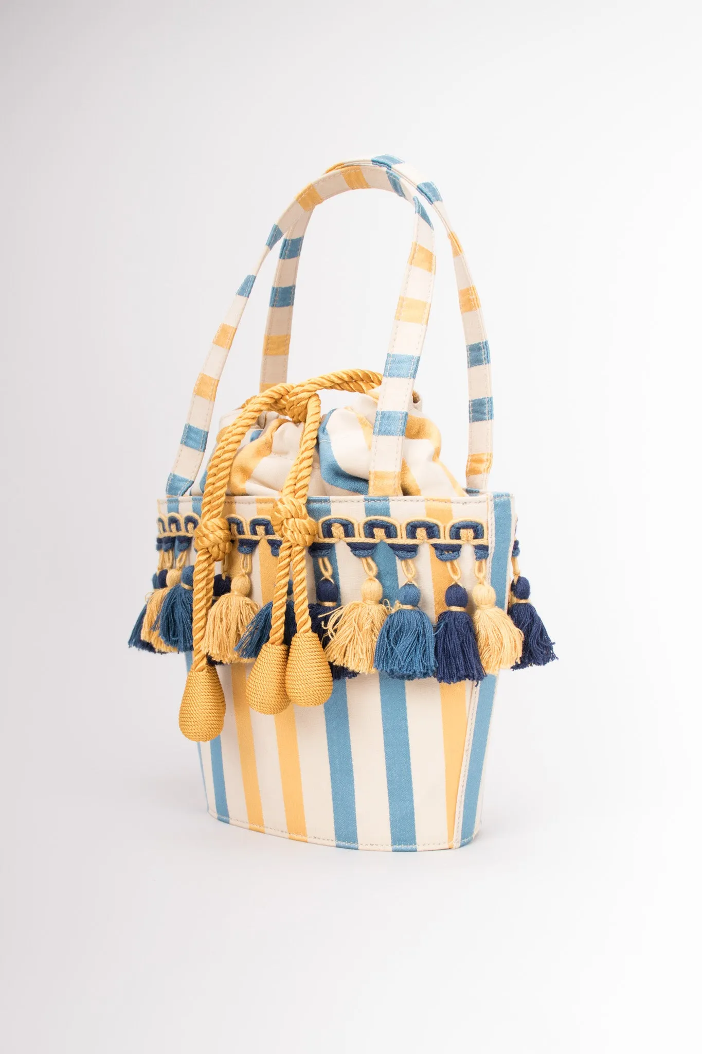Carnival Tassel Bucket Tote
