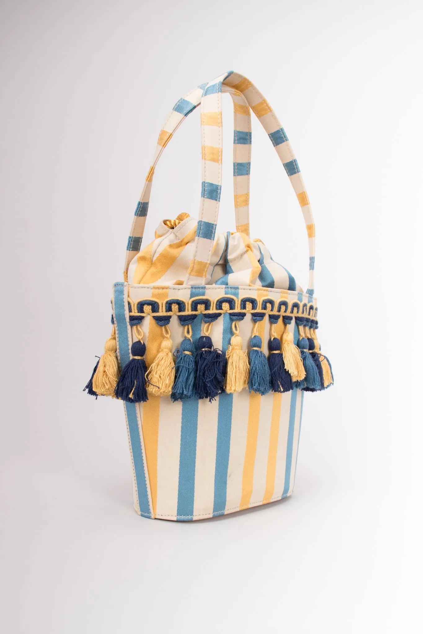 Carnival Tassel Bucket Tote
