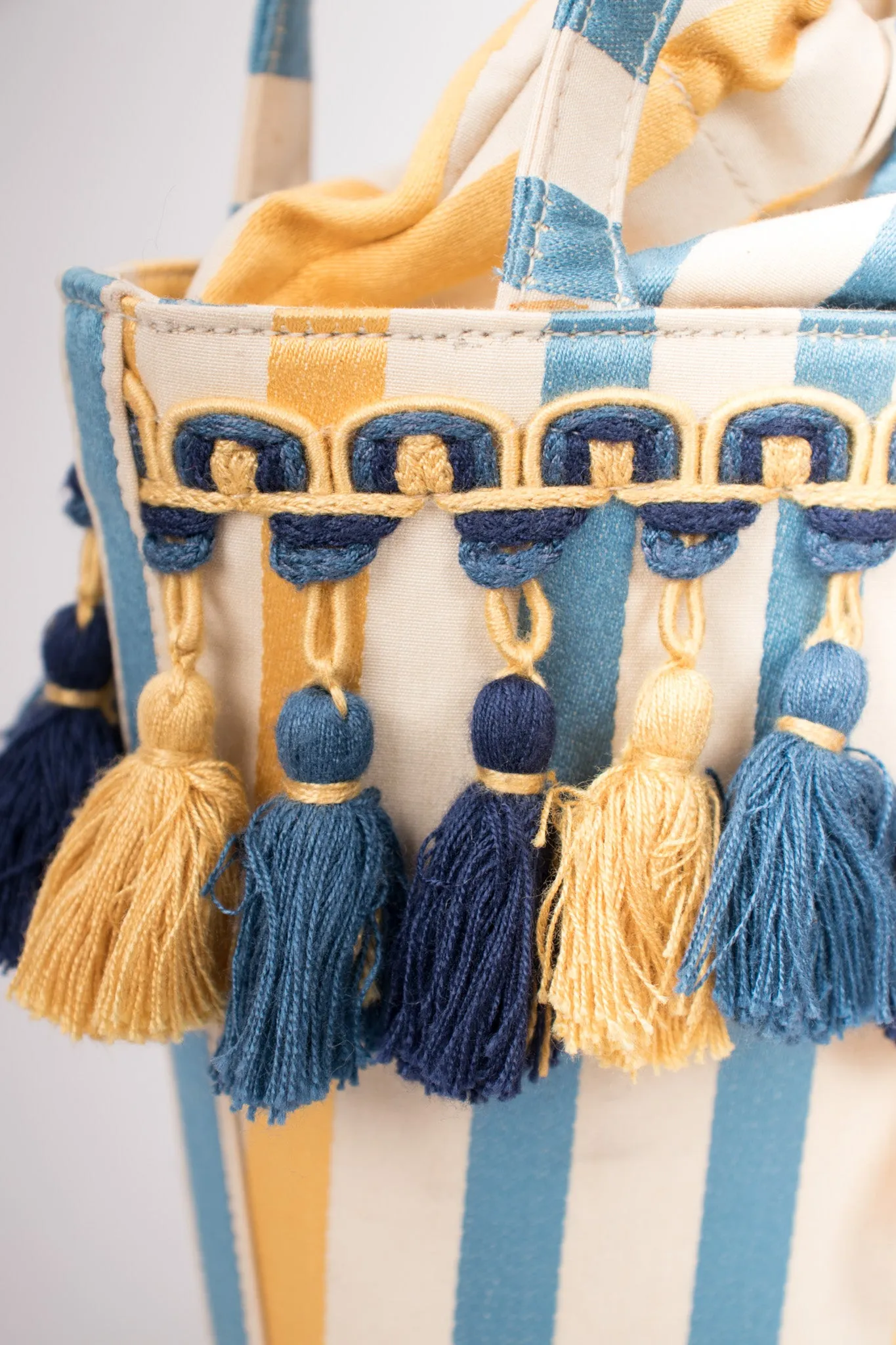 Carnival Tassel Bucket Tote