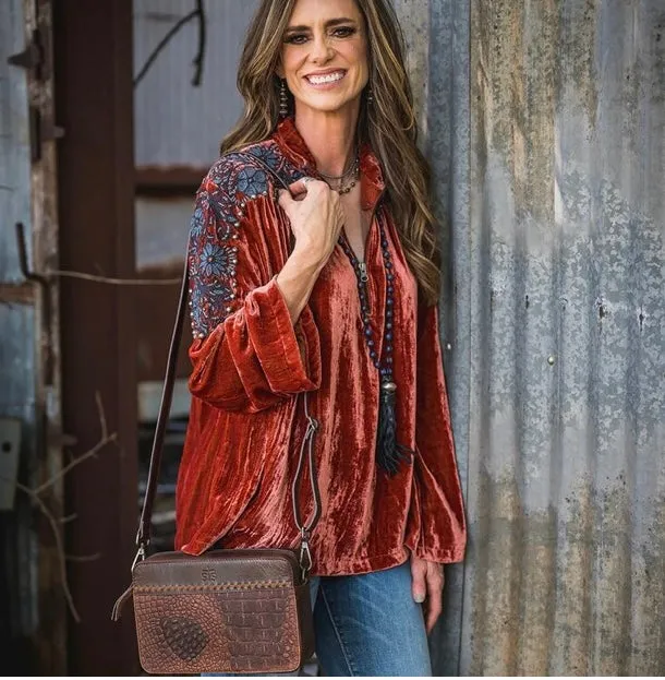 Catalina Croc Crossbody STS Ranchwear 33968
