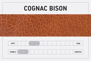 CELESTE LEATHER HOBO BAG - COGNAC BISON