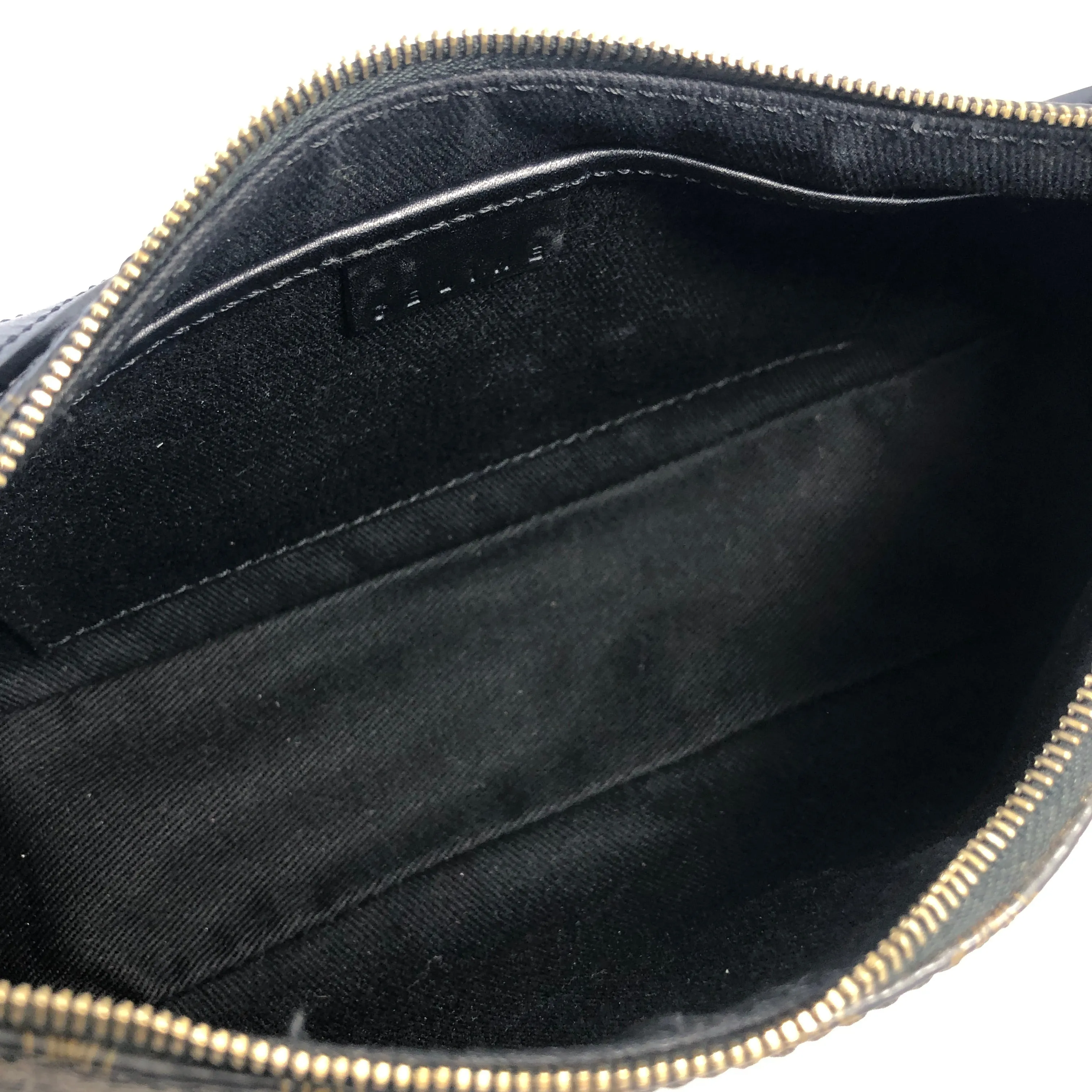 CELINE Macadam Handag Hobobag Black Old Celine Vintage hf3e83