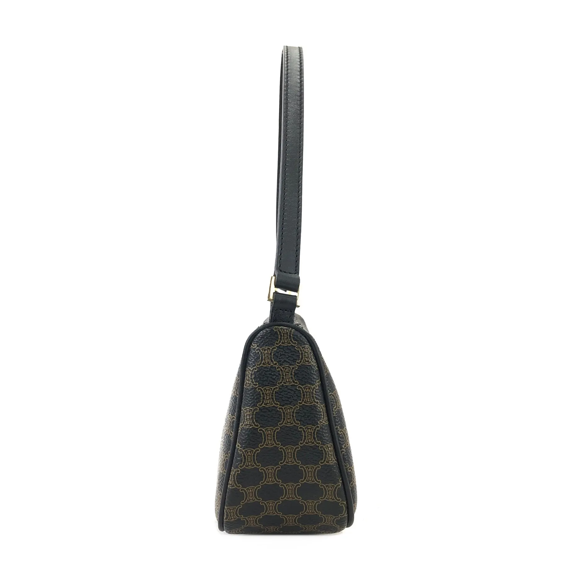 CELINE Macadam Handag Hobobag Black Old Celine Vintage hf3e83