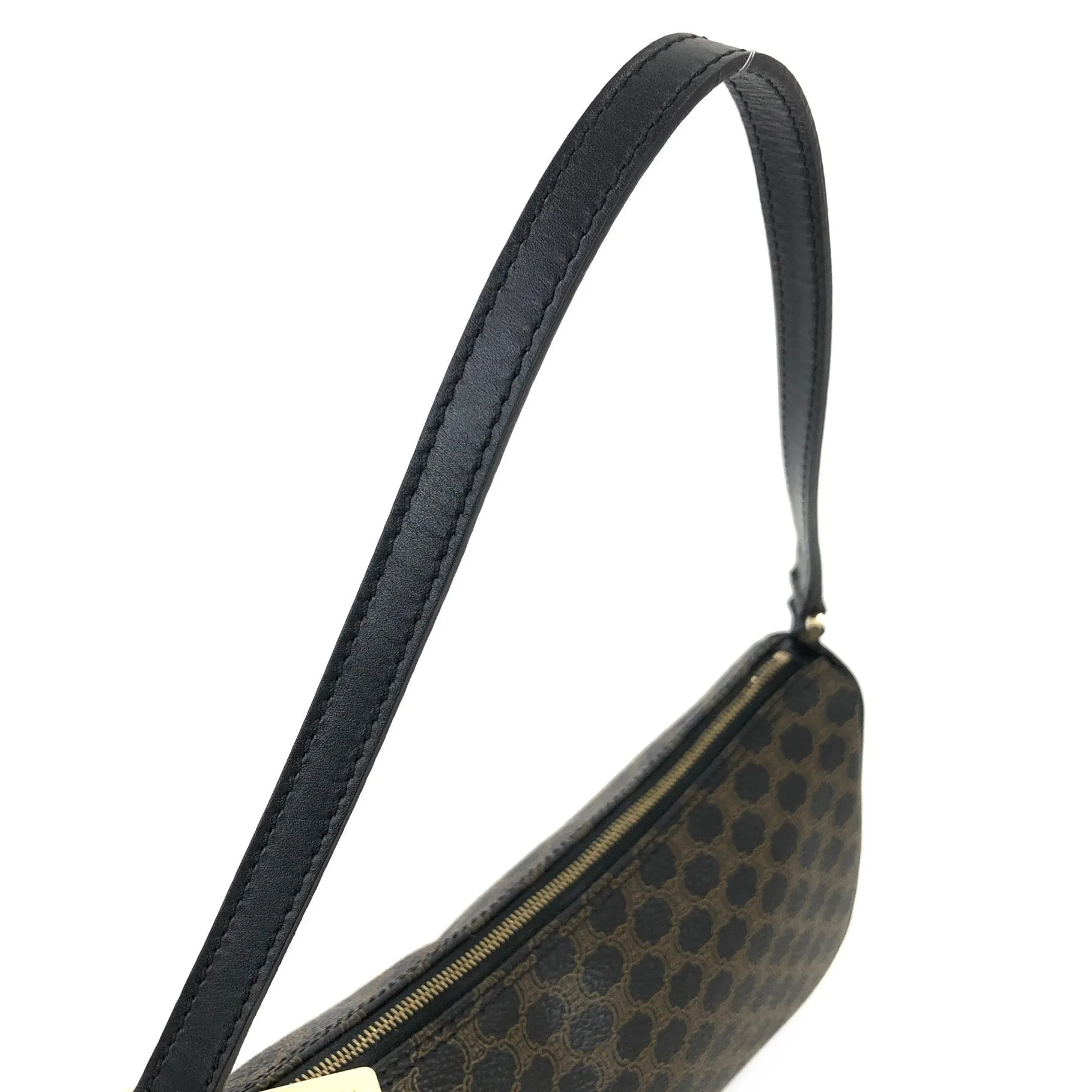 CELINE Macadam Handag Hobobag Black Old Celine Vintage hf3e83
