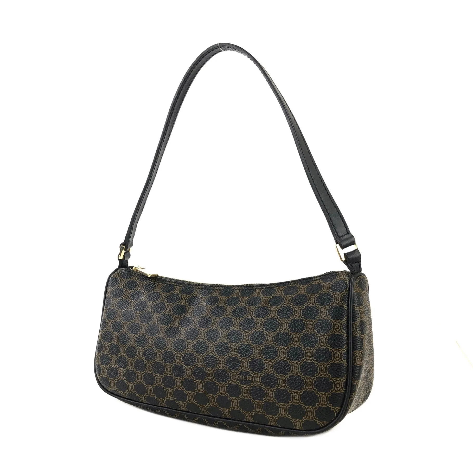 CELINE Macadam Handag Hobobag Black Old Celine Vintage hf3e83