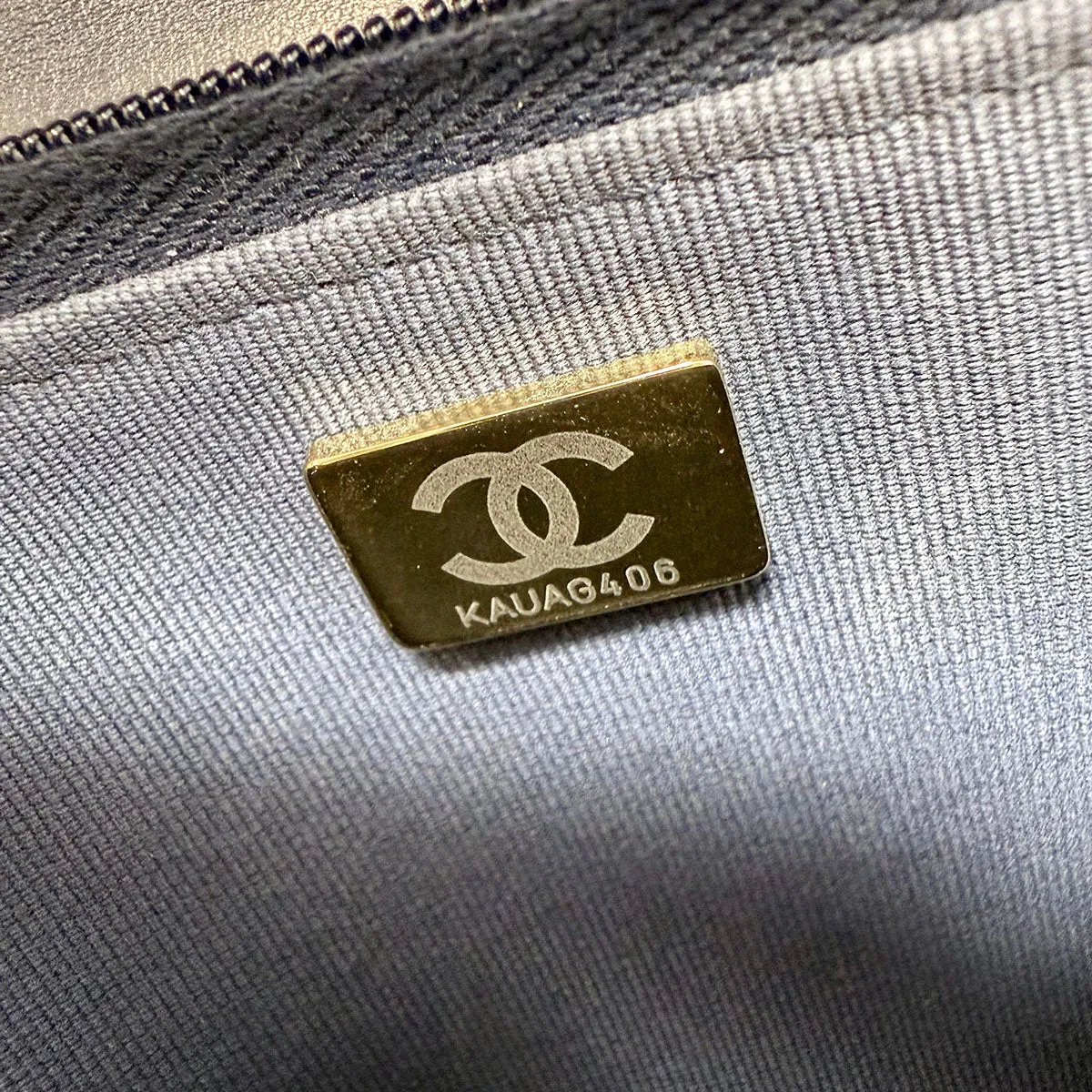 Chanel 2021 Denim Wallet on Chain