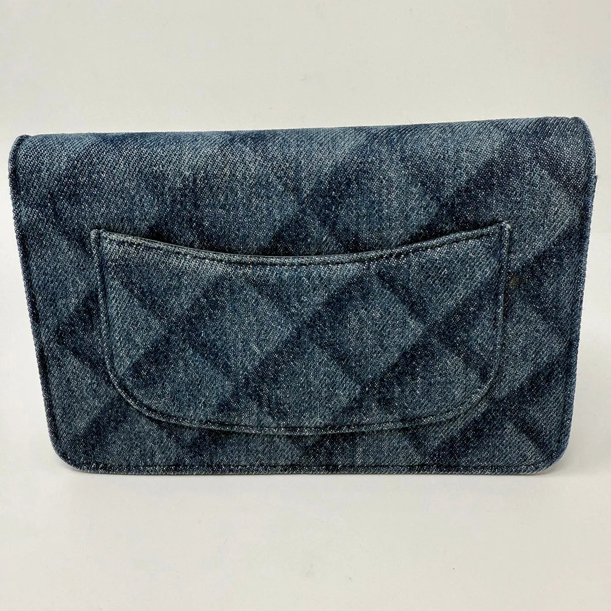 Chanel 2021 Denim Wallet on Chain