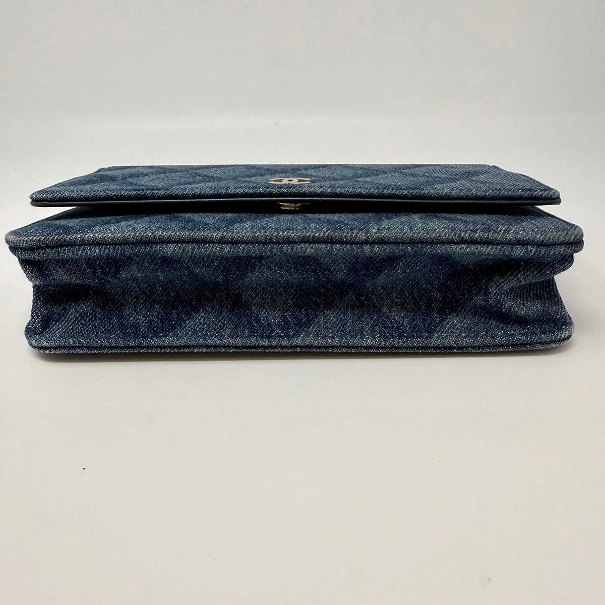 Chanel 2021 Denim Wallet on Chain