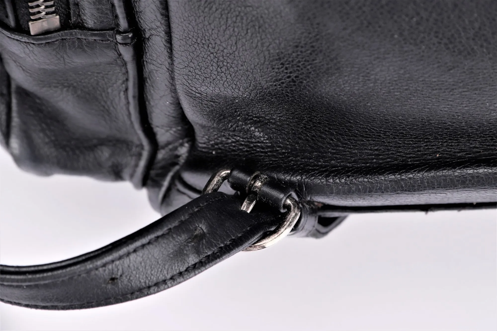 CHANEL BLACK CALFSKIN BACKPACK (2396XXXX), SILVER HARDWARE, WITH CARD, NO HOLOGRAM & DUST COVER