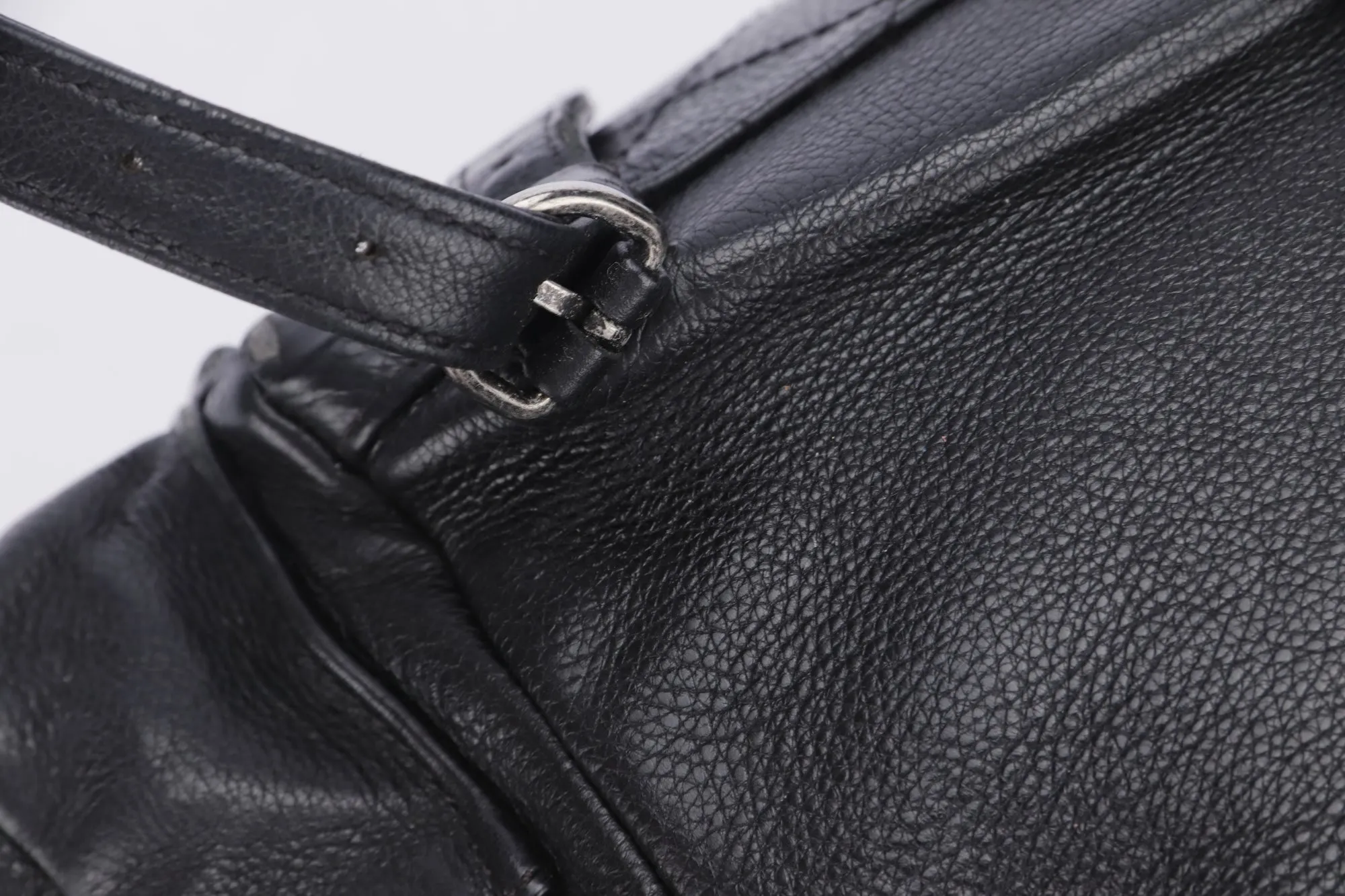 CHANEL BLACK CALFSKIN BACKPACK (2396XXXX), SILVER HARDWARE, WITH CARD, NO HOLOGRAM & DUST COVER
