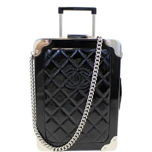 CHANEL Evening In The Air Mini Trolley Minaudiere Crossbody Bag Black