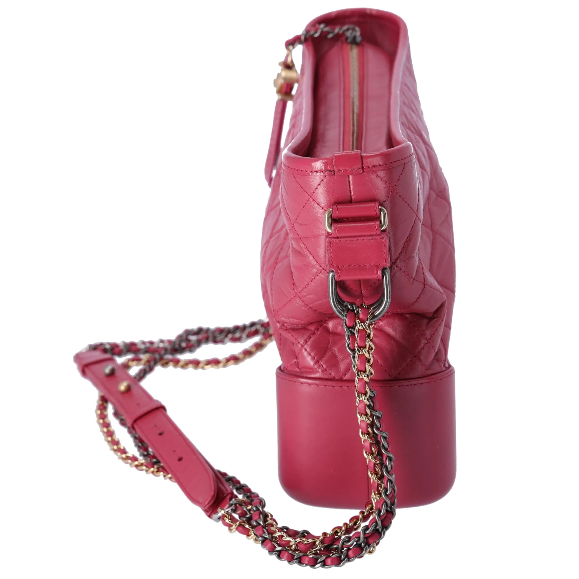 CHANEL Gabrielle Large Hobo Bag Shoulder Bag A93824 Pink Aged Calfskin
