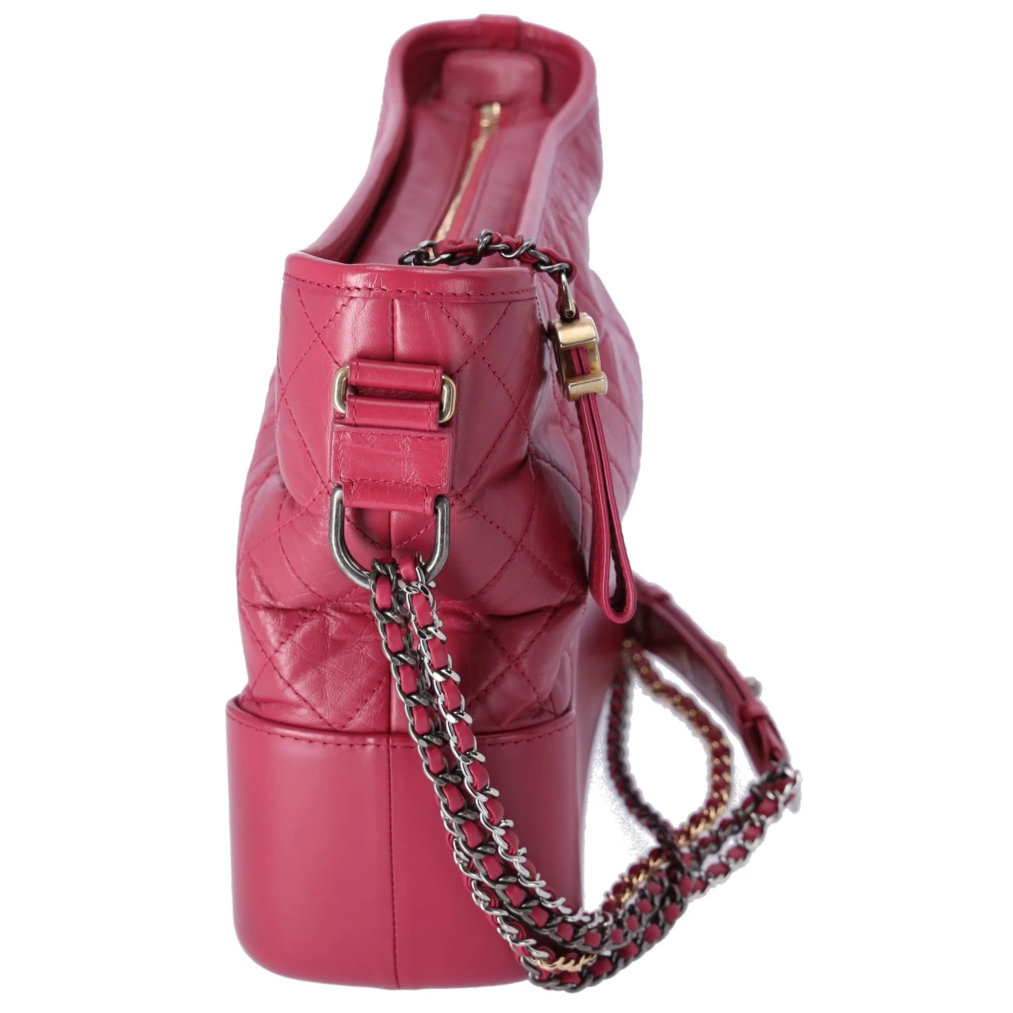 CHANEL Gabrielle Large Hobo Bag Shoulder Bag A93824 Pink Aged Calfskin