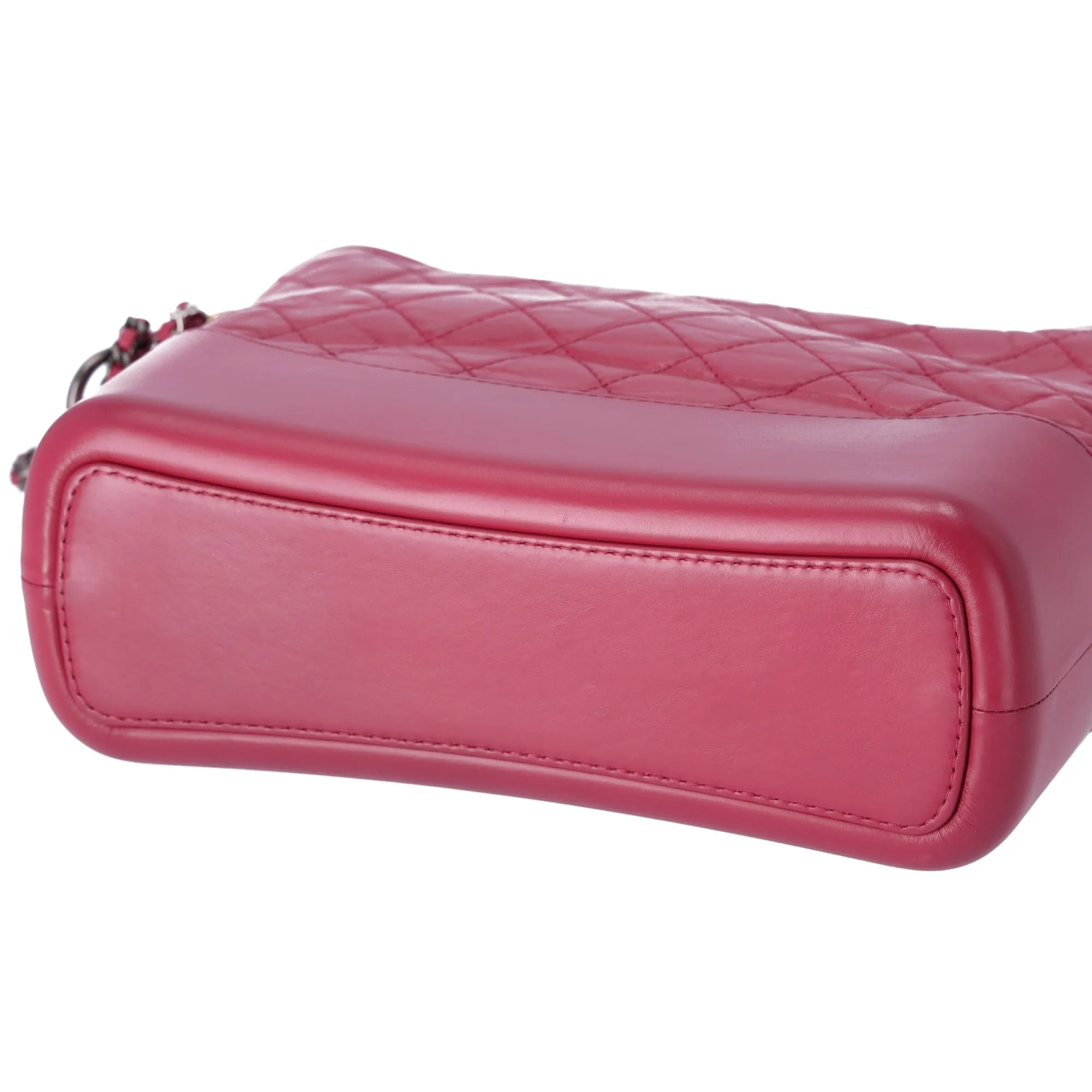 CHANEL Gabrielle Large Hobo Bag Shoulder Bag A93824 Pink Aged Calfskin